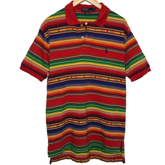 Polo Ralph Lauren Other - Ralph Lauren Polo Aztec Striped Polo Top Medium